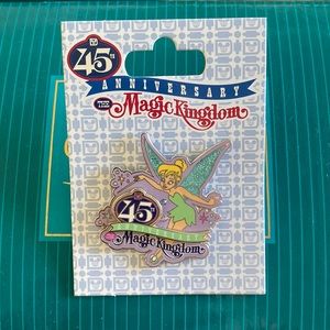 NEW Disney World Magic Kingdom 45th Anniversary Tinker Bell Trading Pin